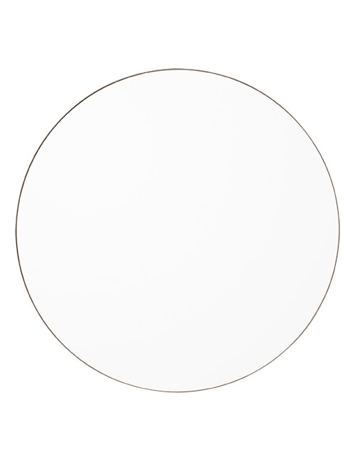 Circum Round Mirror L | taupe/clear Ø110cm