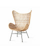 Rotan Loungestoel / Ratan Egg Chair | natural bohemian