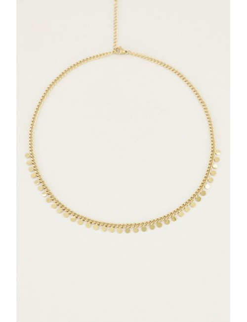 Ketting goud | kleine muntjes