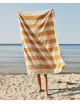 Frotté Stripe Badhanddoek | warm geel