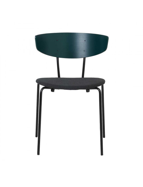 Herman Chair upholstered - Dark Green