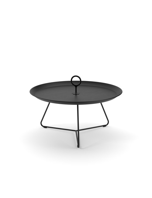 Outdoor Eyelet Tray Table | Ø70 black