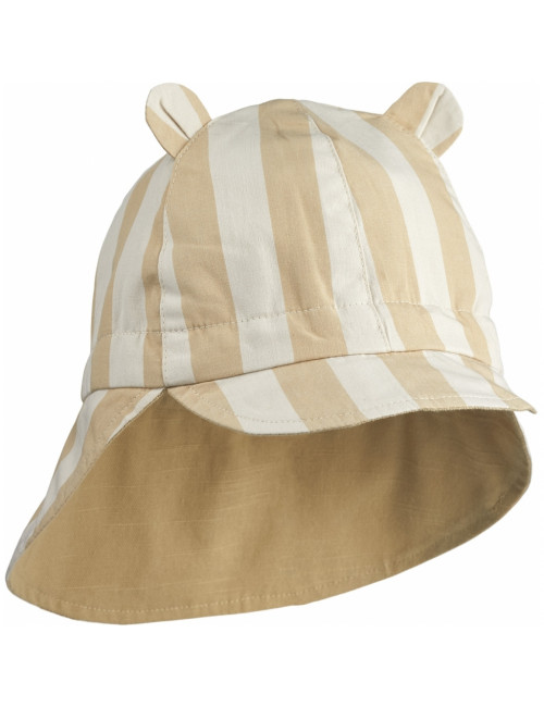 Gorm Reversible Sun Hat| stripe/safari/sandy