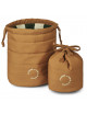 Luan Travel bag (set of 2) | golden caramel