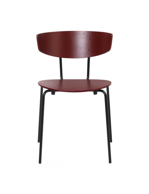Herman Chair - Red/brown
