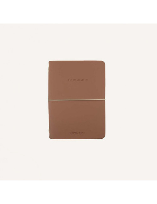 Notebook M | vegan leather/grain nougat