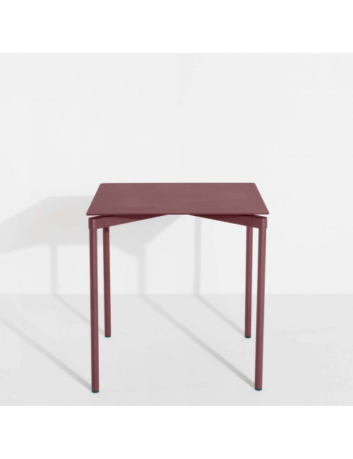 Vierkante Tafel Fromme | brown red