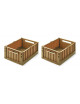 Weston Storage Box (set of 2) | medium/pecan