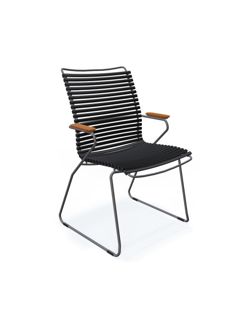 Outdoor Click Chair Tall Back