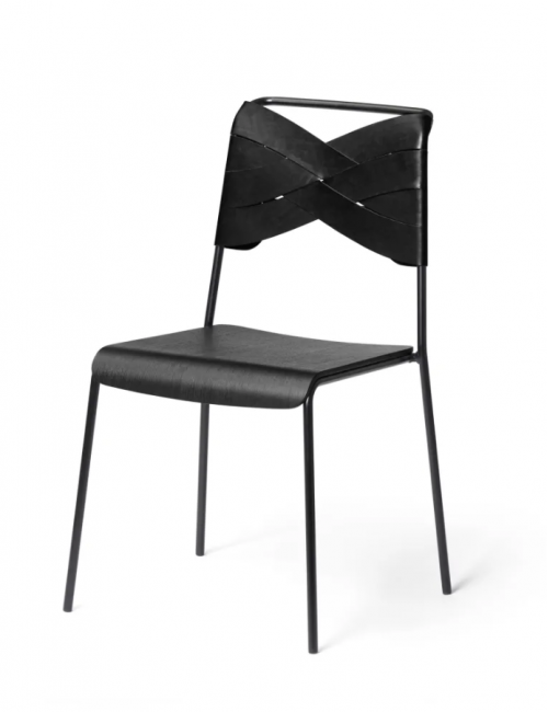 Torso chair - leather/black