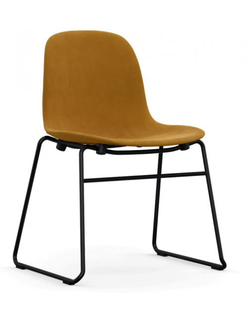Form Chair Stacking Full Uph. Steel - City Velvet vo CA7832/060