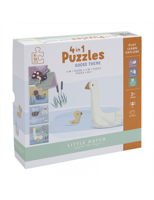 4 in 1 Puzzel | little goose