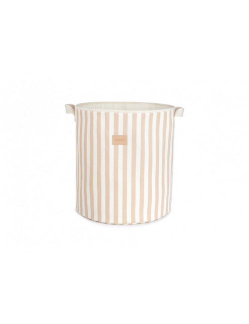 Odeon Toy Bag | taupe stripes/natural