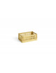 Folding Crate Small | golden yellow
