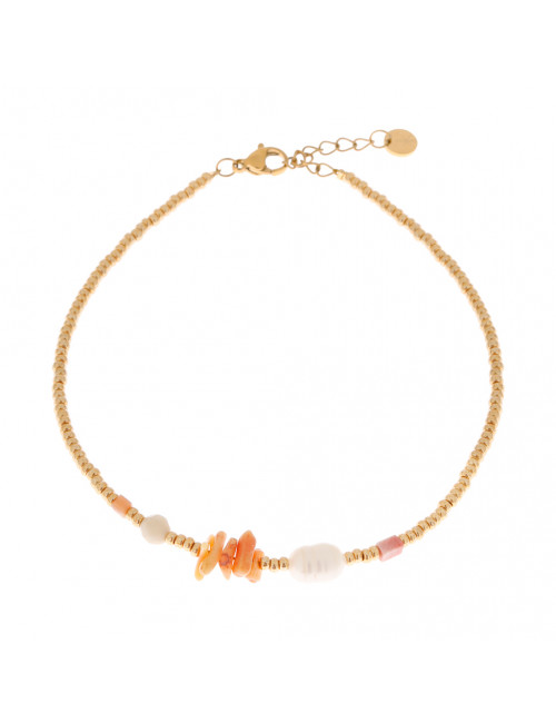 Anklet Coral Beach | gold