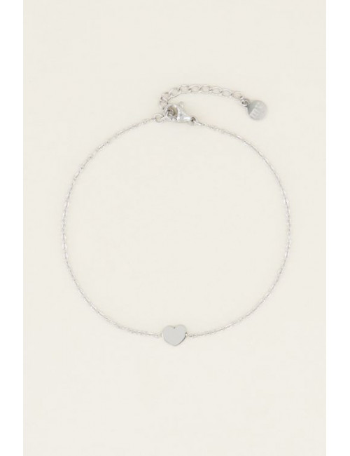 Armband Zilver | klein hartje
