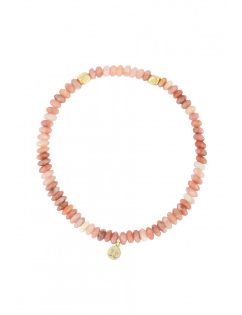 Armband Kralen | roze/goud