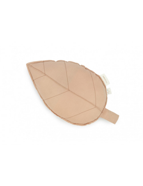 Cushion Lin Français | leaf/sand