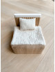 Kinderbed Lines | creme