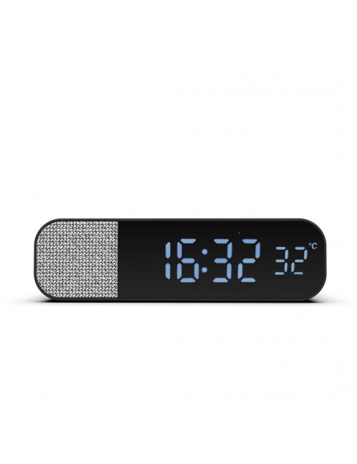 aWAKE Bluetooth Speaker met Klok en Alarm | zwart