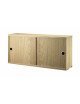 Cabinet with Sliding Doors 78x20cm | oak
