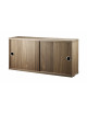 Cabinet with Sliding Doors 78x20cm | walnut