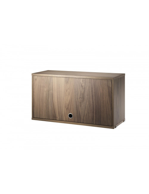 Cabinet with Flip Door 78x30cm | walnut