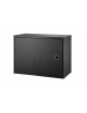 Cabinet with Swing Door 58x30cm | black stained ash