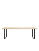 Showroom Table 70/70 225x90 cm | solid oak/black frame