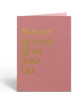 Wenskaart Never Gonna Give Up | Rick Astley