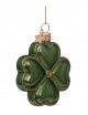 Ornament Klavertje | opaal groen