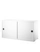 Kast met Schuifdeuren 78x30cm| wit