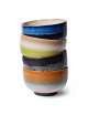 70's Ceramics Noodle Kommen (set van 4) | groovy