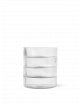 Ripple Kommen (set van 4) | transparent