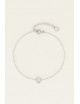 Armband Zilver | klavertje