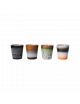 70's Ceramics Ristretto Mugs (set van 4) | good vibes