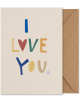 Art Card A5 | I love you