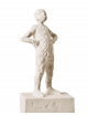 Beeldje/Sculptuur Astro Leeuw H30 | wit
