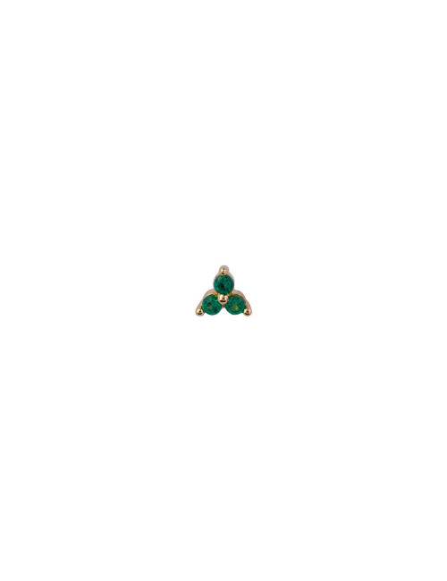 Triangle Green Oorbel