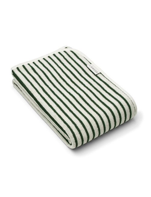 Hansen Beach Towel | stripes/garden green/creme de la creme