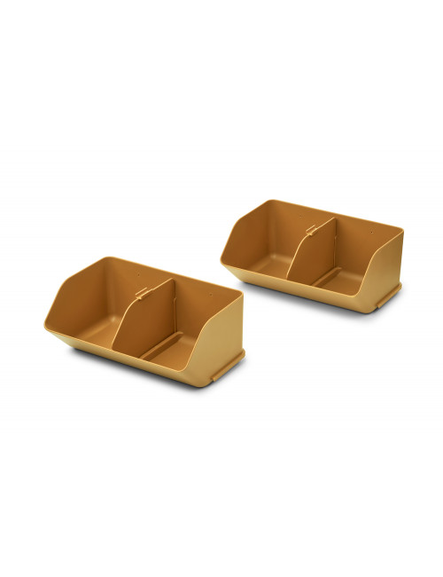 Rosemary Desktop Organiser (2-pack) | medium/golden caramel