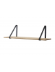 Wandplank - geolied eikenhout