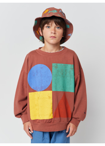 Sweatshirt | geometric color block