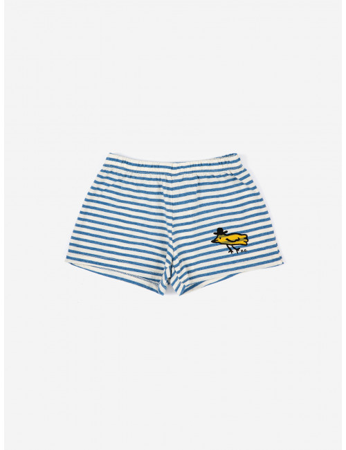 Baby Shorts | blue stripe