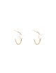 Earrings (set of 2) Gold | clover