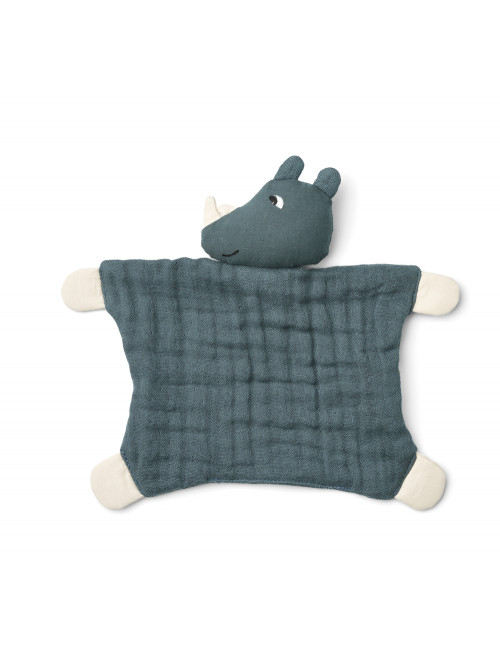Amaya Cuddle Teddy | rhino/whale blue