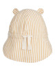Gorm Reversible Sun Hat| stripe/yellow mellow/creme