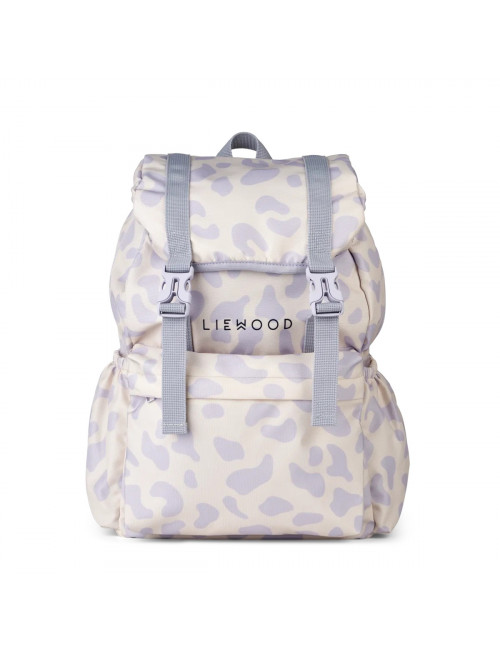 Helena School Bag | leopard/misty lilac