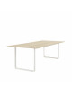 Table 70/70 | sand frame/solid oak top