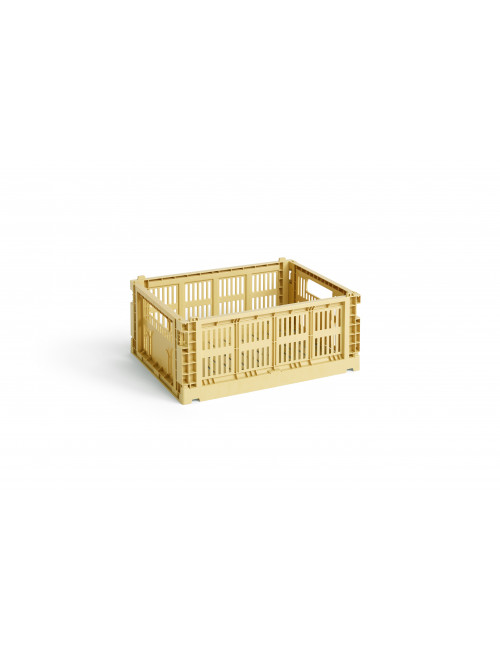 Folding Crate Medium | golden yellow